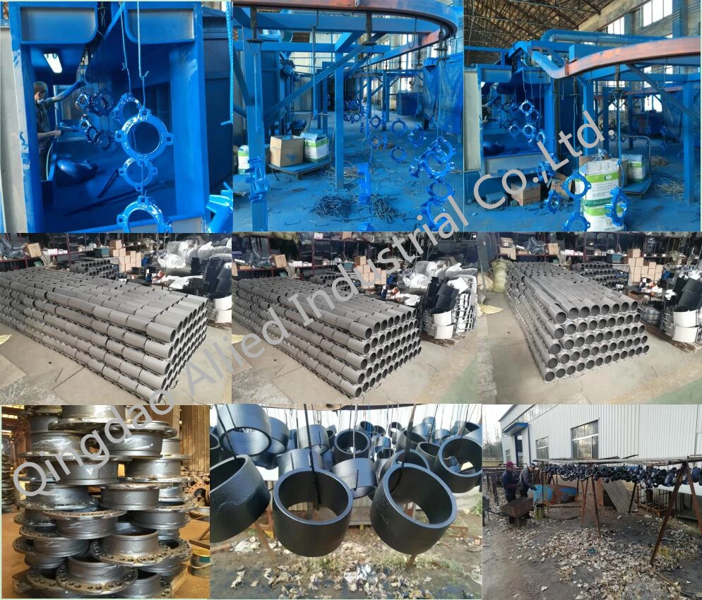 ISO2531 En545 En598 Ductile Iron Pipes and Fittings Fbe Coated Bend