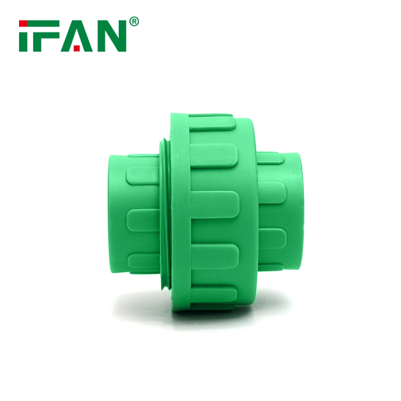 PPR Pipes and Fittings Manufacturer Plastic Pipe Fitting 20mm-63mm PPR Fitting High Quality Plastic Union PPR Union
