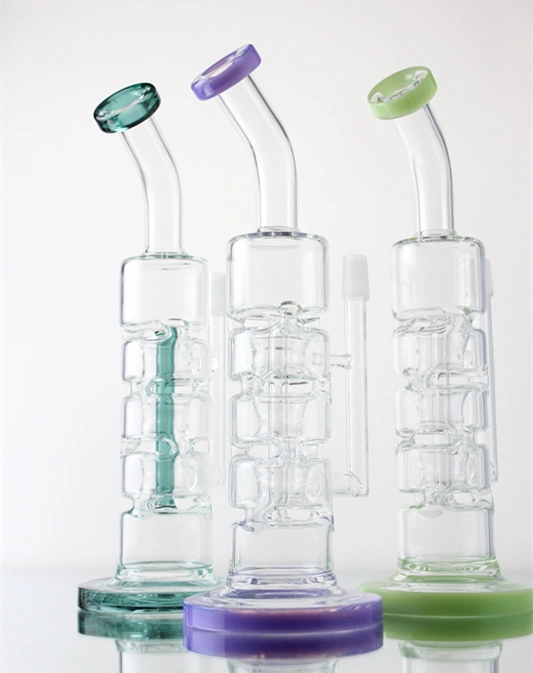 Wholesale Water Pipes Glass DAB Rigs Glass Recycler Glass Skull Smoking Water Pipes Tobacco Hand Pipes