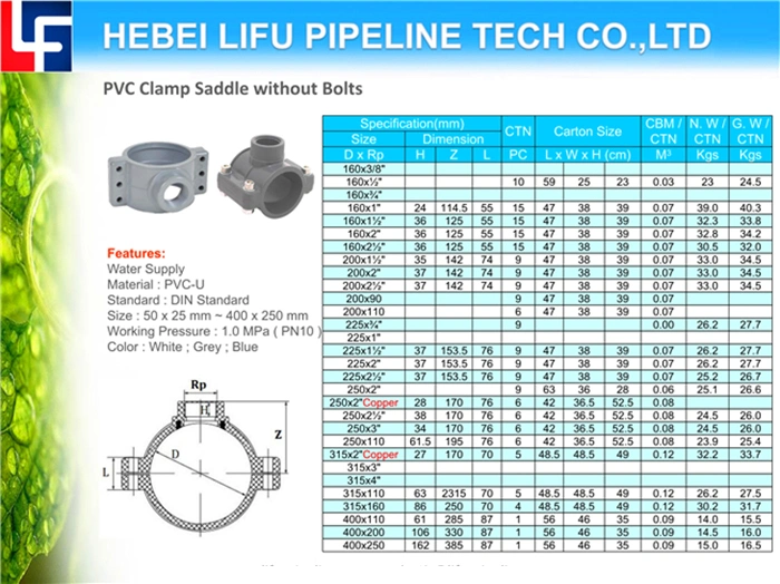 High Quality Pn10 Water Supply DIN Standard Plastic Pipe Fitting UPVC Pipe Equal Tee and Fittings UPVC Pressure Pipe Fitting