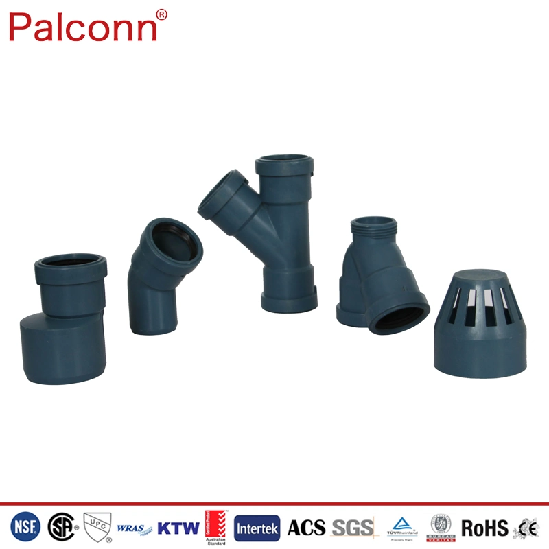Stocked High Performance PP Pipe Fittings PP Coupling 50mm