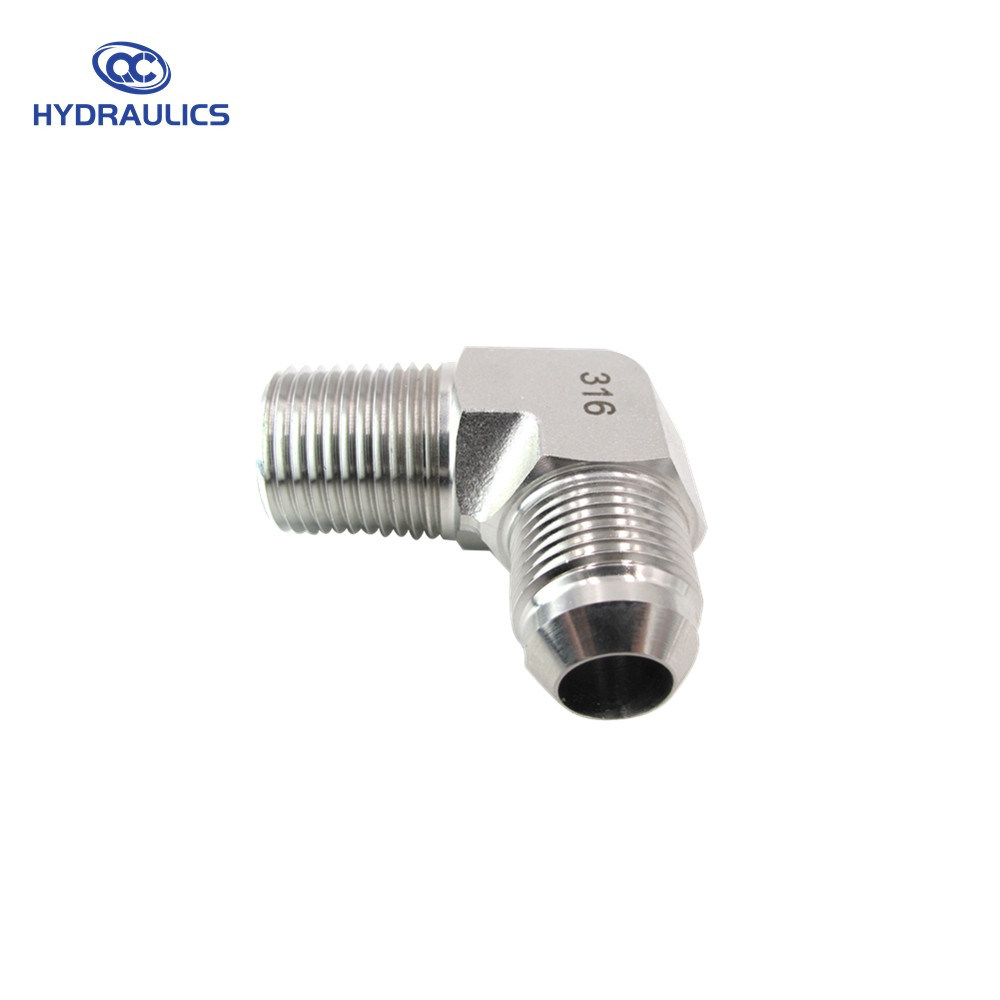 Male Jic to Male Pipe Hydraulic 90 Degree Elbow Pipe Fitting/Parts