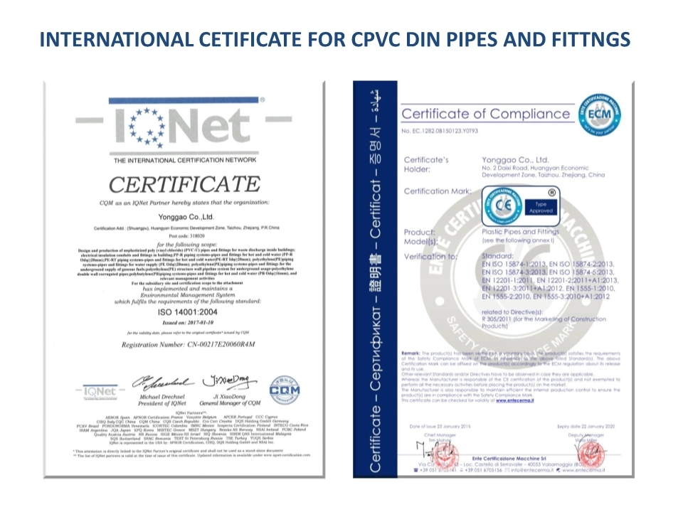 Era UPVC NSF &Upc Certificate Dwv ASTM D2665 Fitting 45 Degree Elbow