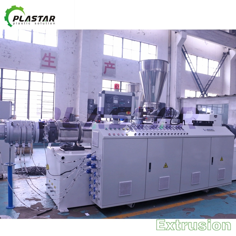 UPVC CPVC PVC Pipe Making Machine Price PVC Pipe Extrusion Line with Conical Twin Screw Extruder