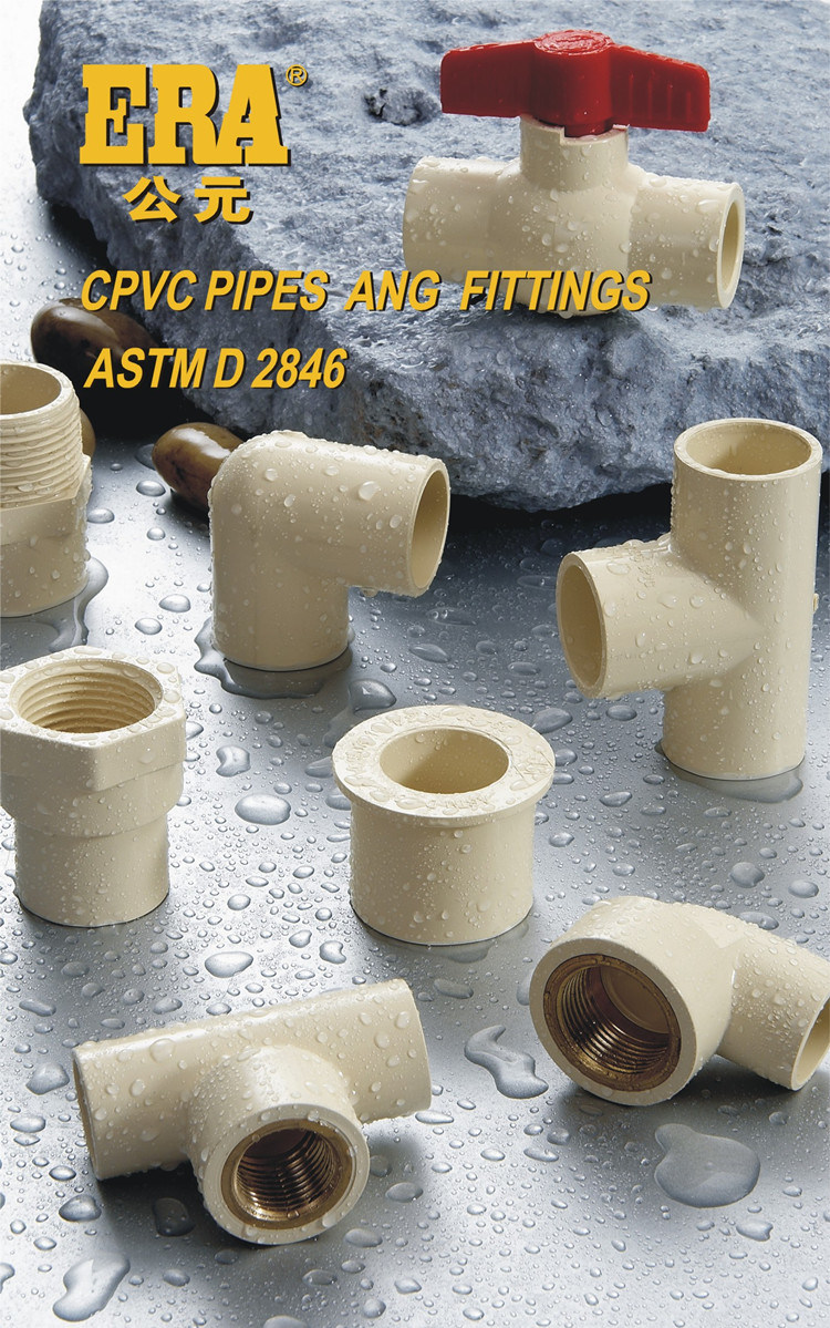 Era Plastic/CPVC/Pressure Pipe Fittings Brass Threaded Female Tee Cts NSF-Pw & Upc (ASTM 2846)