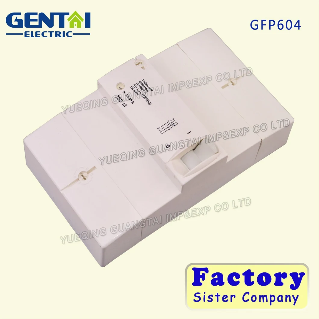 Gfp604 5/15A 10/30A 30/60A Differentiel Disjoncteur Circuit Breaker