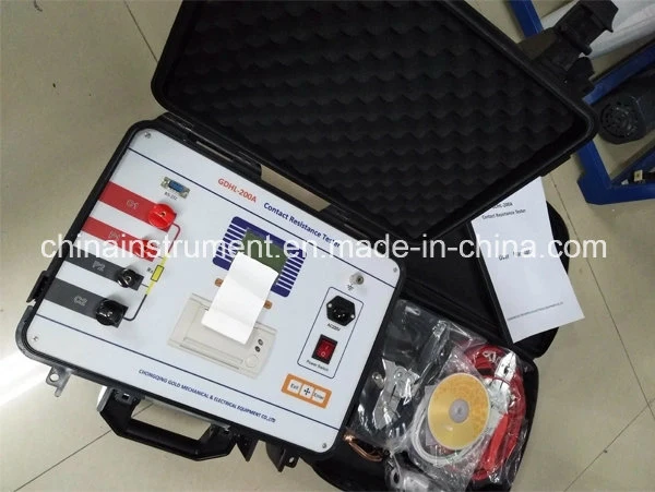 IEC62271 Automatic Circuit Breaker Contact Resistance Tester Megger Ohmmeter