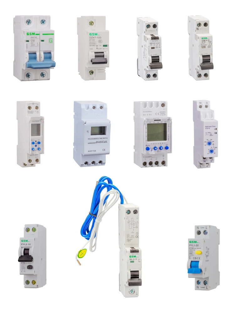 Miniature Circuit Breaker, Circuit Breaker, MCB, RCCB, RCD, RCBO GS47, C45n-63 3p