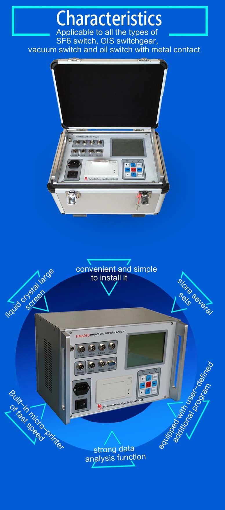 Automatic C&B Tester Set Circuit Breaker Timing Test Equipment Circuit Breaker Tester