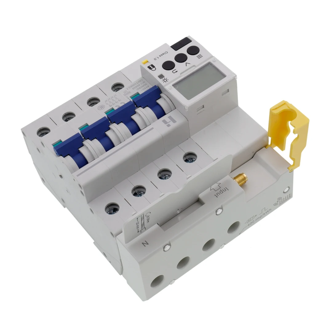 Overload Short Circuit Over Voltage Real-Time Reporting and Warning Circuit Breaker