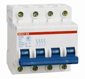 40A C Electronic Air Circuit Breaker with Dz47-4p