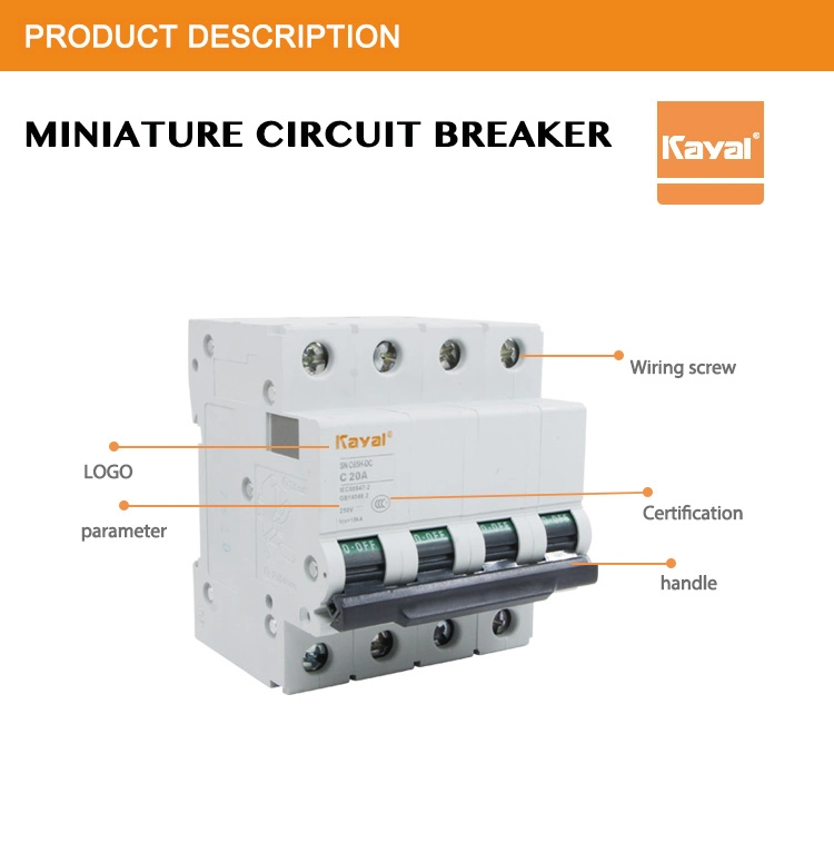Free Sample! Solar Circuit Breaker 24V DC MCB