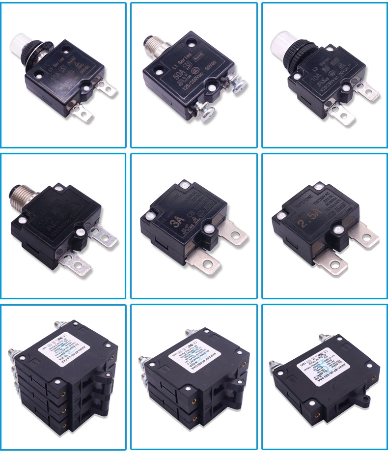 Electronic Circuit Breaker Resetting Thermal Overload Protector Switch
