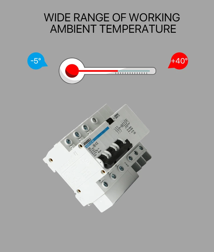 Andeli Circuit Breaker Dz47le-63 3p Miniature Circuit Breaker Price