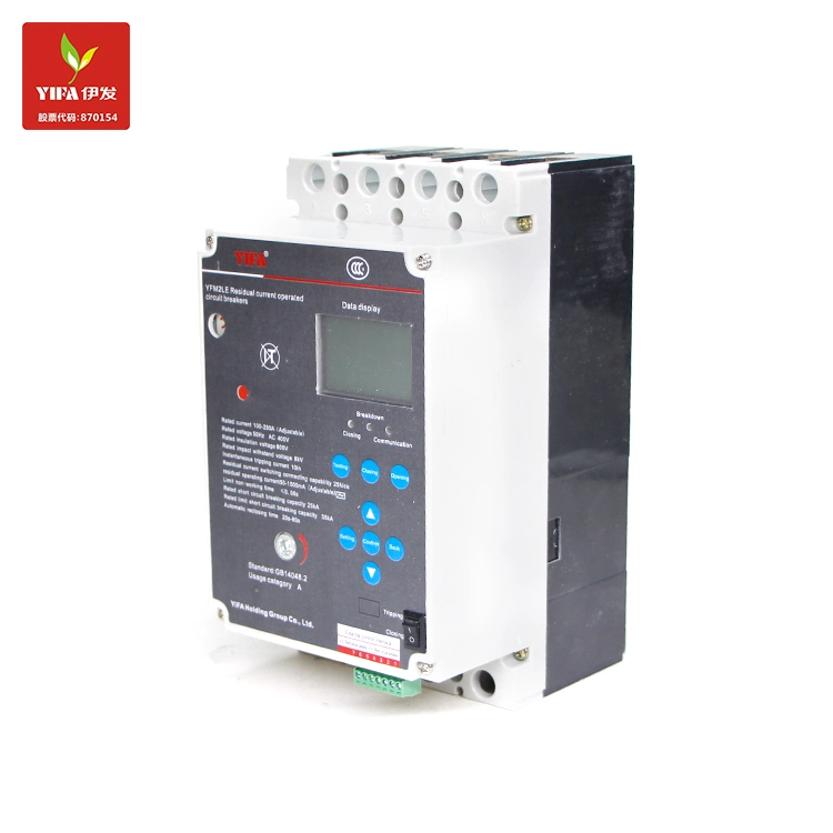 Modular Molded Case Circuit Breaker Three-Phase Intelligent Automatic Circuit Breaker Switch Leakage Under-Voltage Protector Protective Device