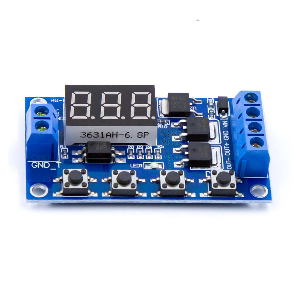 12 24V Timing Delay Switch Circuit with Double Control Board