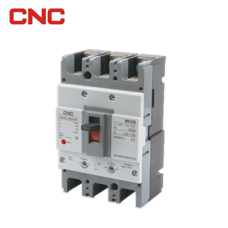 Factory Ycm7t/a Outlet 250AMP Thermal Magnetic Adjustable MCCB Circuit Breaker 160A 250A 630A 800A