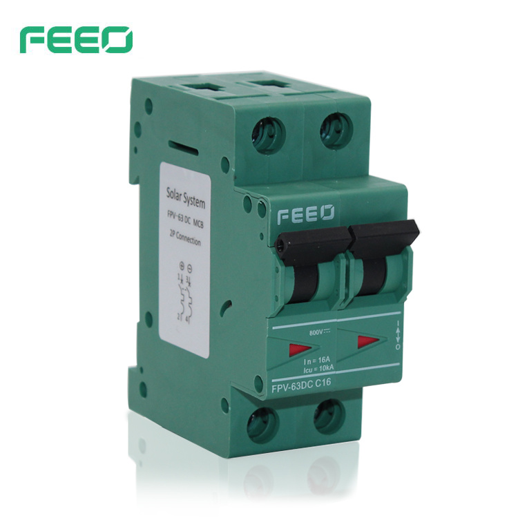 PV Application 250V Single Pole MCB DC Circuit Breaker (FPV-63)