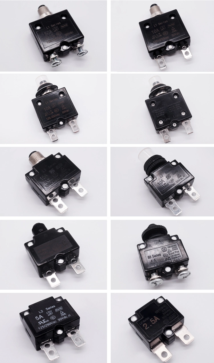 Thermal Overload Protector Micro Circuit Breaker Switch for Motor