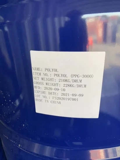 2021 Hot Sale Polyether Polyols PPG 4000 CAS No 25322-69-4