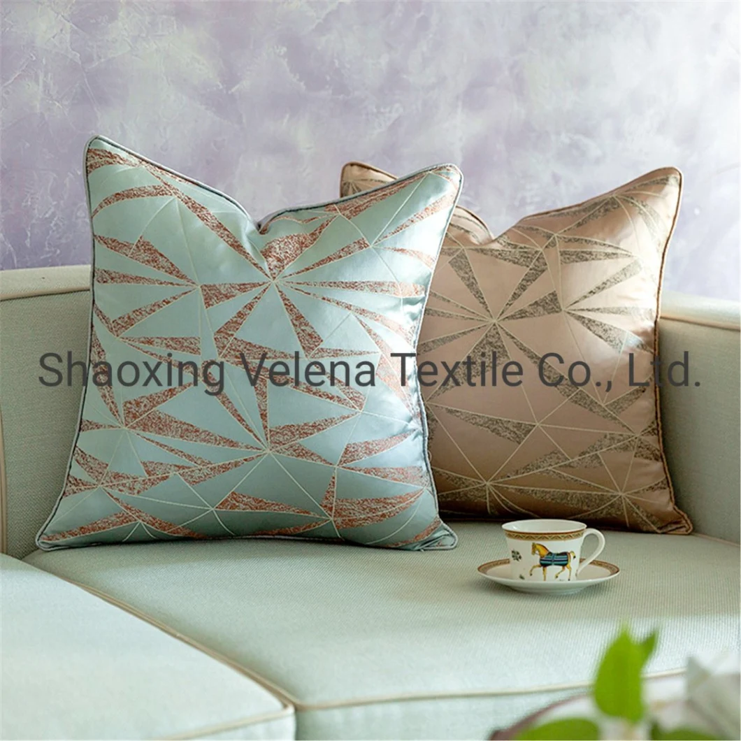 Custom Made Printed Design Home Back Cushion Knitting Pillow Cover Upholstery Fabric