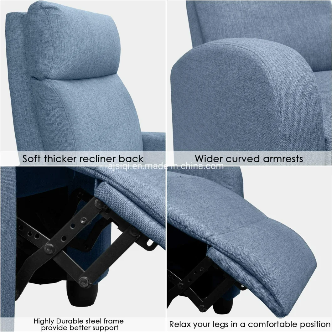 Wholesale Recliner Chair Cushion Reclining Furniture Sofa for Living Room Push Back Chair