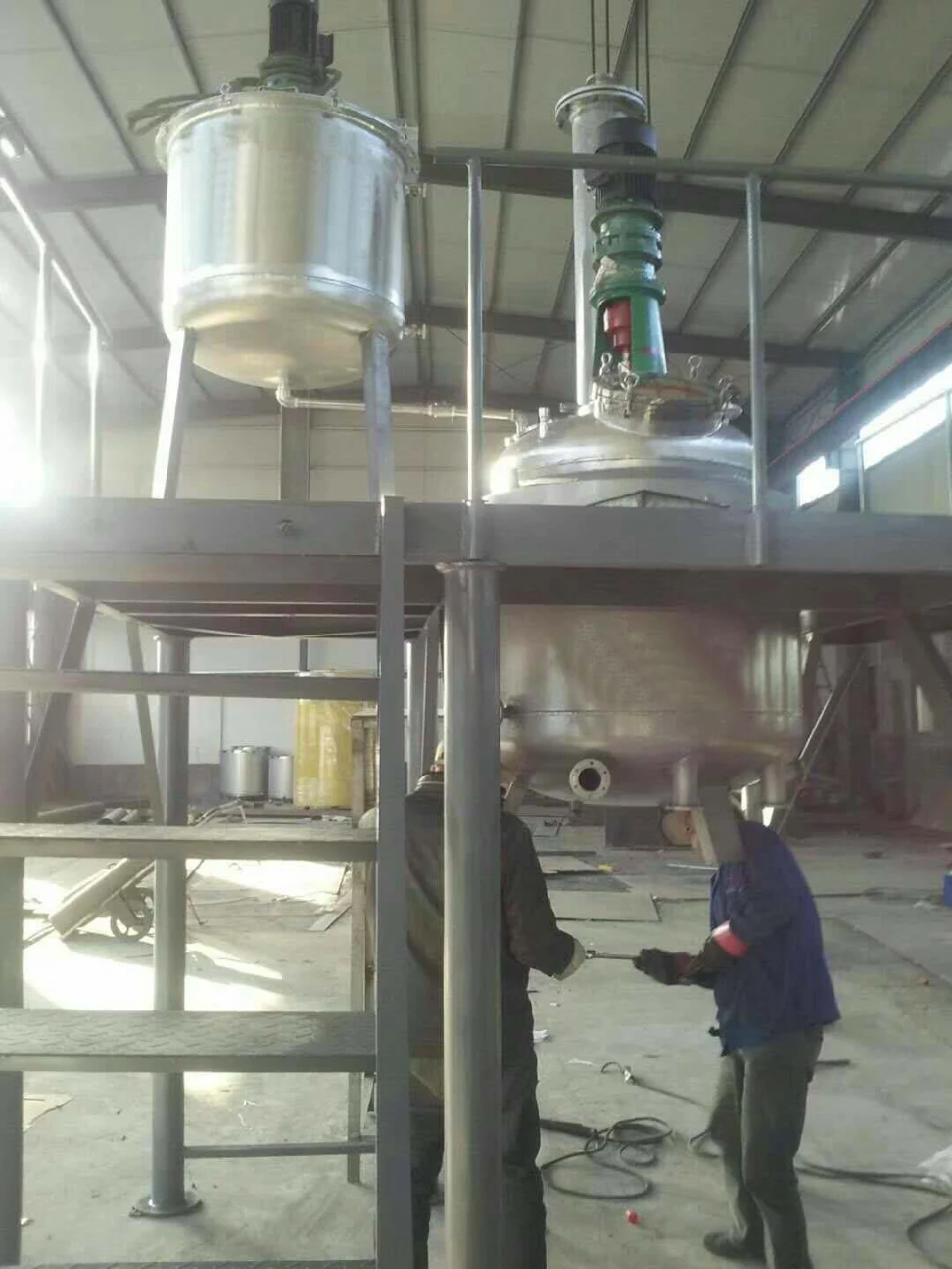 Chemical Stainless Steel Reactor 500-50000L Jacket Resin Polymer Chemical Reactor for Resin, Emulsion, Polyol