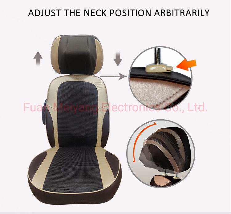 Meiyang Car Home Shiatsu Massage Cushion with Heat Neck Back Shoulder Massage Seat Cushion, Buttocks Massage Cushion