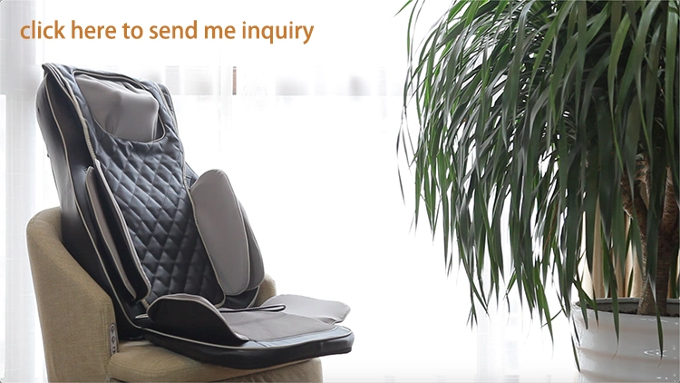 Electric Full Back Massage Seat 3D Airbag Heated Car Vibrating Shiatsu Infrared Massage Cushion