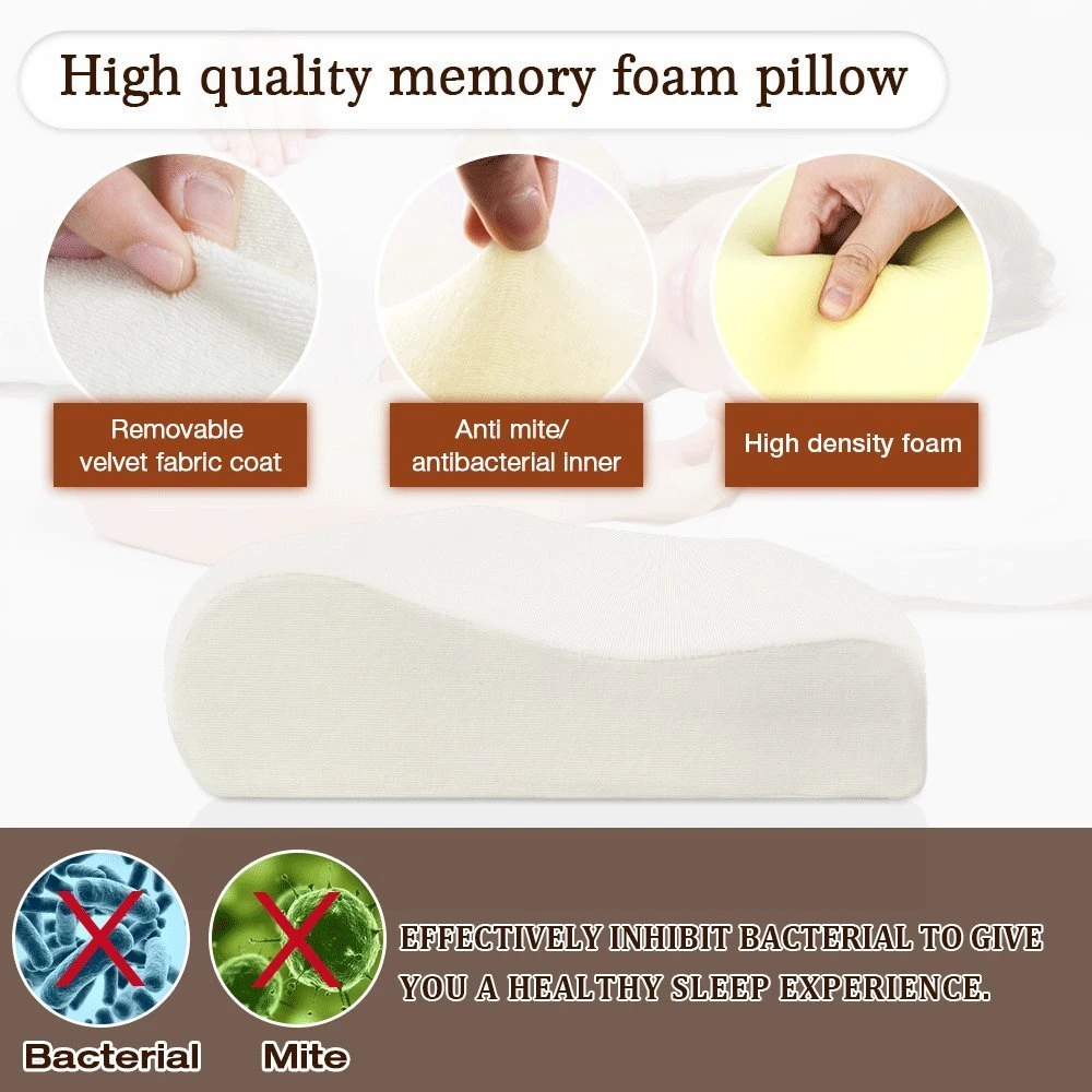 Memory Foam Pillow Customized Bamboo Charcoal Memory Foam Pillow Cozy Adjustable Memory Foam Pillow