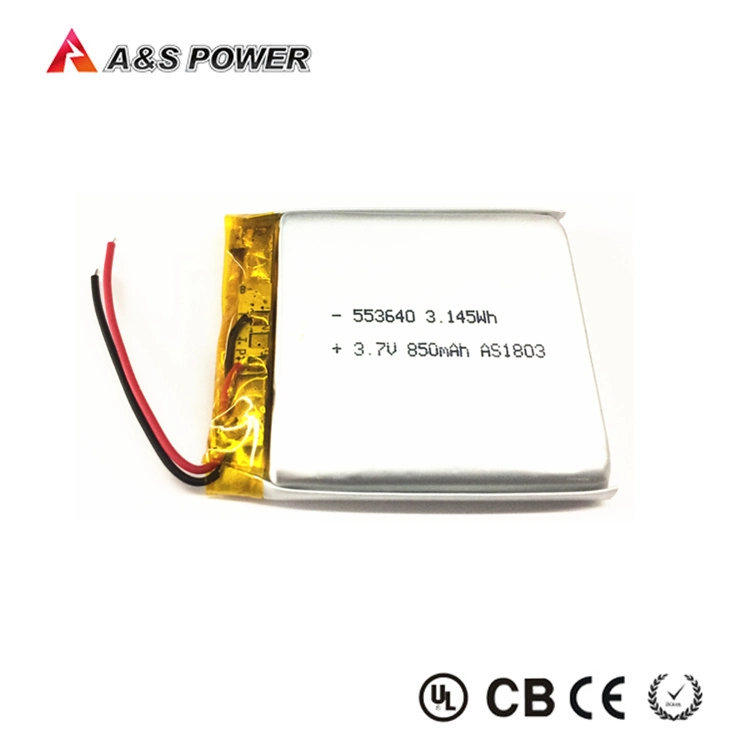 553640 Lithium Polymer Battery 3.7V 850mAh Lipo Battery for Bar Code Scanner