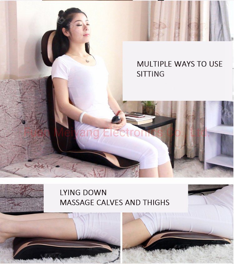 Meiyang Massager Heating Therapy Function Car Home Small Shiatsu Electric Back Massager Cushion Machine