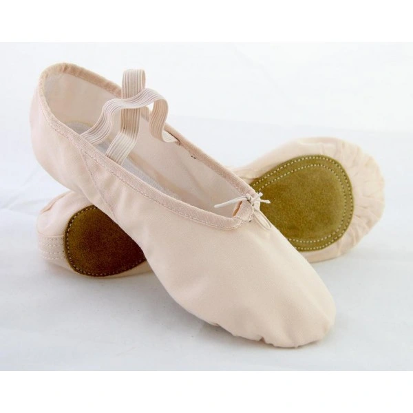 Double Canvas Split-Sole Ballet Split Suede Sole Canvas Casual Slippers Cheap Ballet Shoes