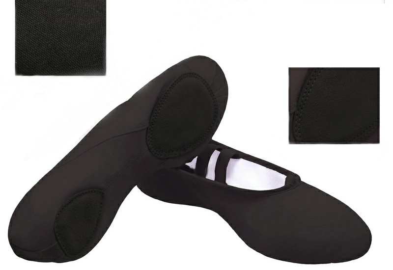 Girls Ballet Dancing Shoes Soft Canvas Split-Sole Ballet Shoes Comfortable Breathable Practice Shoes for Women