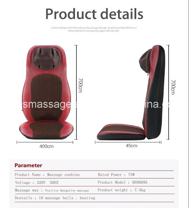 Back Massage Cushion with Infrared Heat