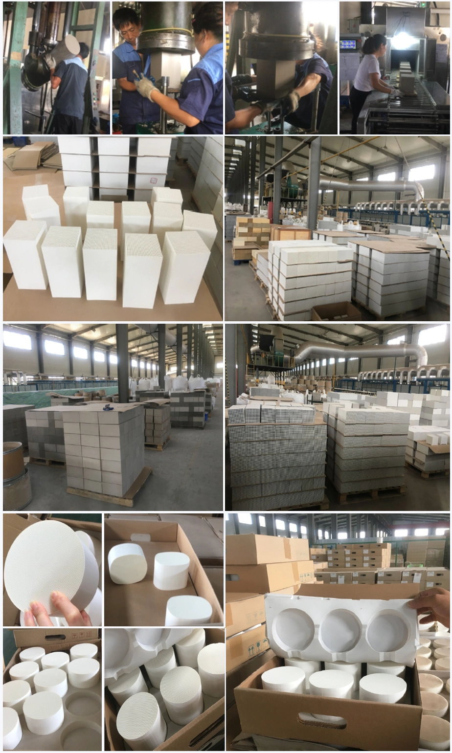 Ceramic Honeycomb Catalyst/Industrial Cordierite Honeycomb Ceramic Monolith Catalyst Support