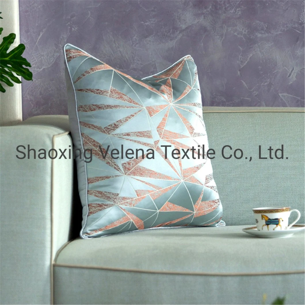 Custom Made Printed Design Home Back Cushion Knitting Pillow Cover Upholstery Fabric