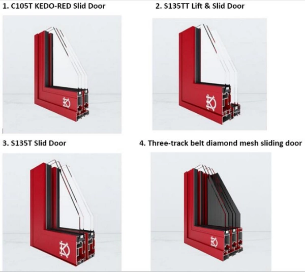China Manufacturer Aluminium Bi Tri Fold Doors Malaysia