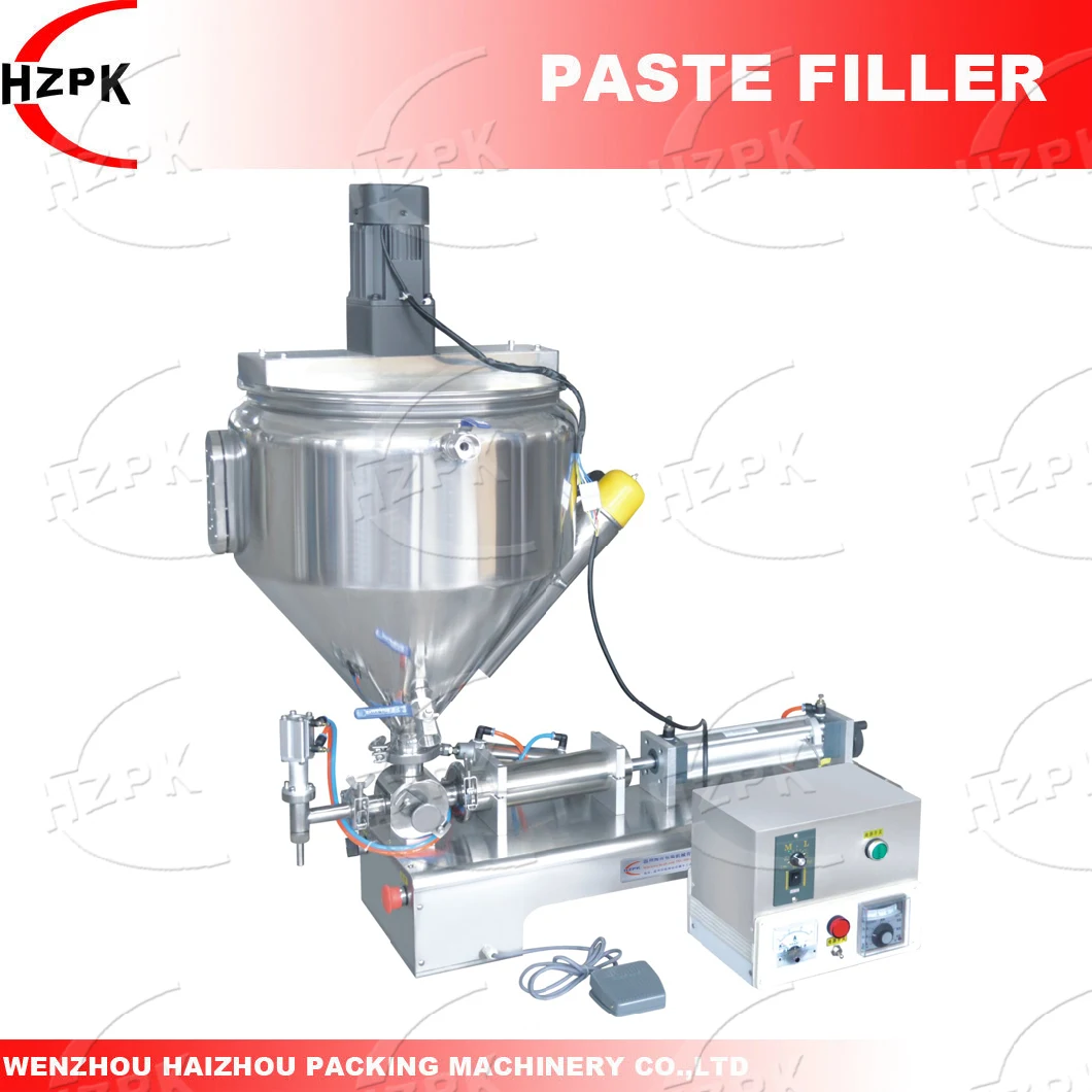 Single Head Paste Filling Machine Paste Filler with Mix From China