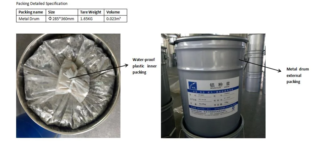 Standard Non Leafing Aluminium Paste for Gernal Industrial Coating