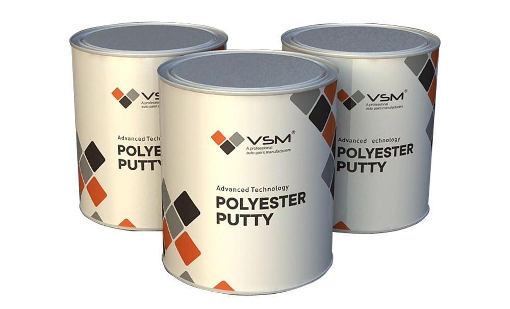 Automotive Refinish Paint Polyester Paste Coating 2K Solid Putty