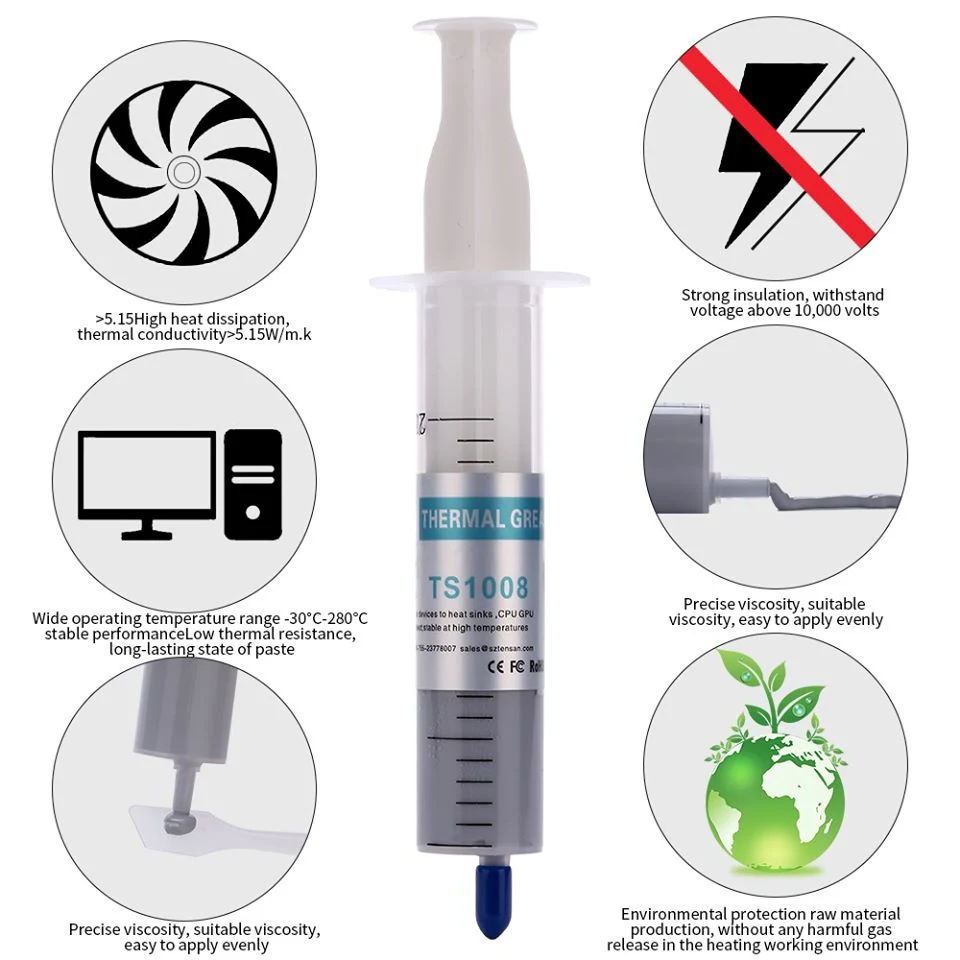 Good Bonding Strength Silicone Thermal Paste for Lighting Assemblies