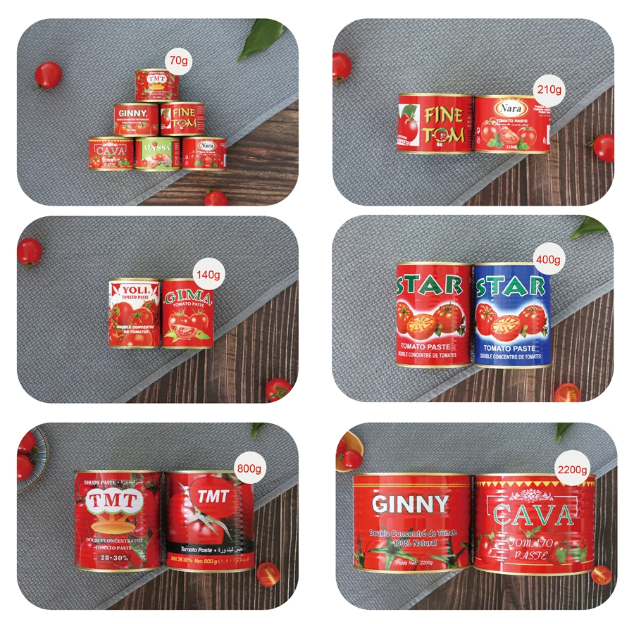 Tomato Paste Plant 400g Canned Tomato Paste Turkish Tomato Paste