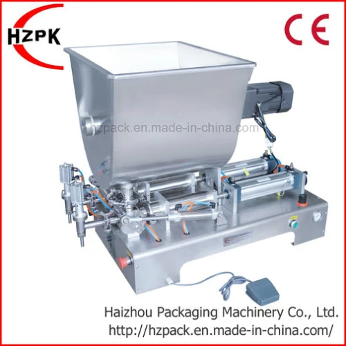 Double Heads Paste Filling Machine with Mixer/Paste Filler Packing