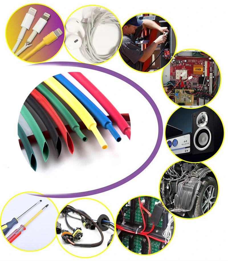 Wire Cable Wrap Assortment Electric Insulation Heat Shrink Wire Loom