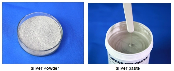 Microcrystalline Conductive Silver Powder for Solar Electrode Silver Paste 1.2-2.2g/cm3