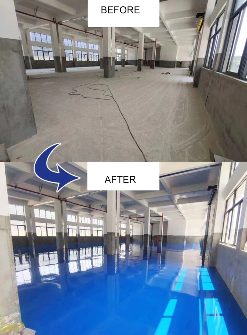 Epoxy Resin Waterborn Epoxy Floor Coating Application Concrete Floor Finishing Epoxy Coating & Epoxy Floor Coating
