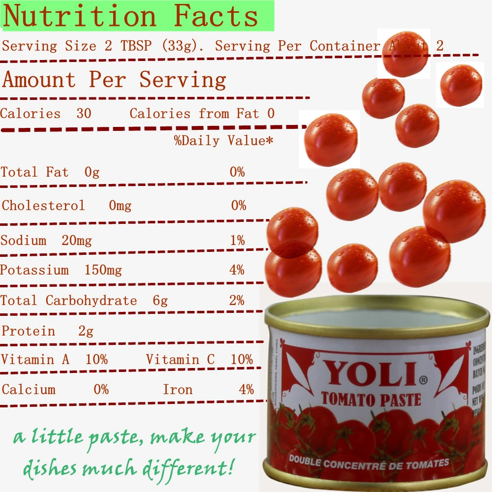 Tomato Paste Production Line 70g Tomato Paste Import Tomato Paste