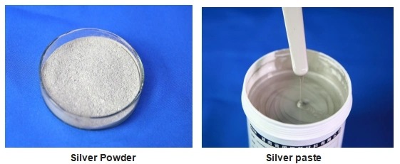 Superfine Microcrystalline Silver Powder for Solar Single Crystal Prec Back Silver Paste