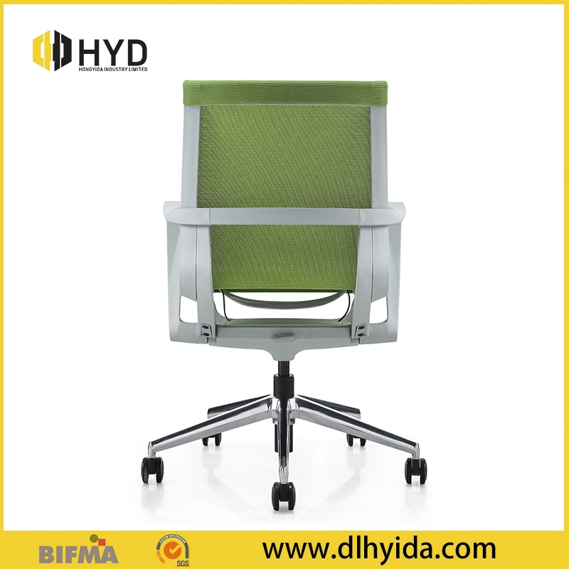 Fashion Grey Frame Purple Office Wire Mesh Chair